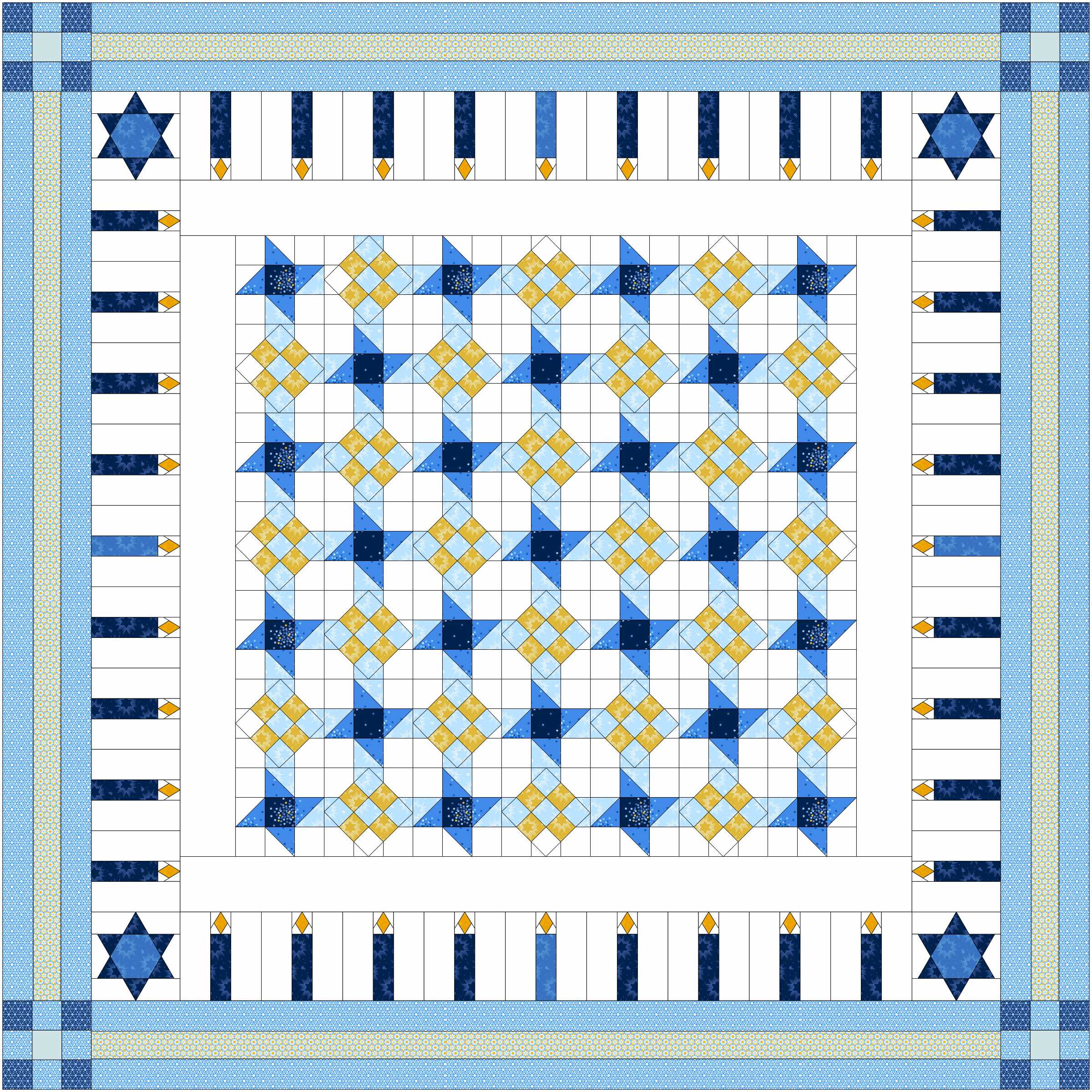 Hanukkah quilts